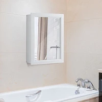 Wall Mounted Adjustable Medicine Storage Mirror Cabinet