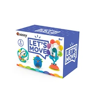 Sassy Baby Sassy Let's Move baby gift box - 3 piece set, 8+ Months - Assorted Pre