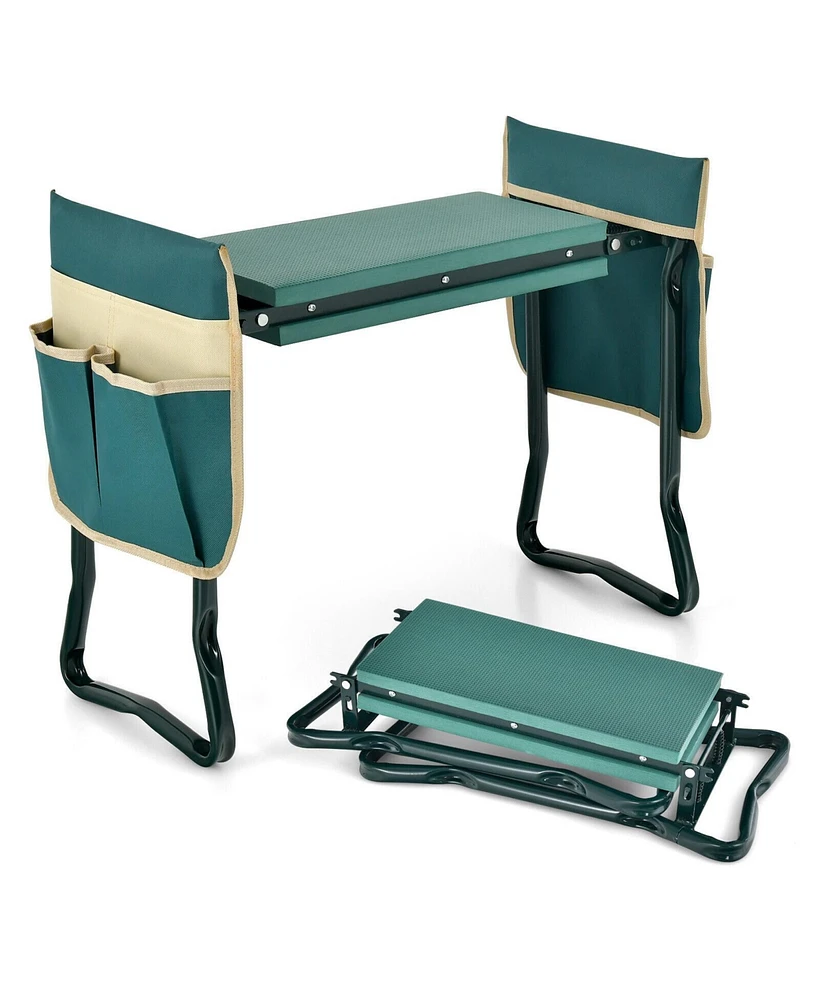 Sugift Folding Garden Kneeler and Seat Bench