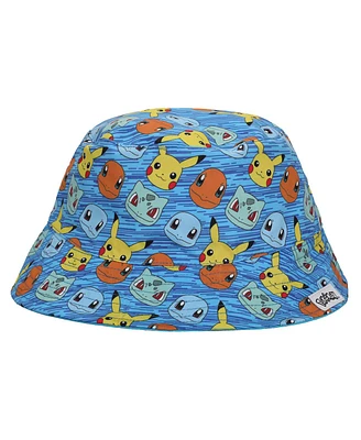 Pokemon Boys Characters Youth Graphic Bucket Hat
