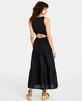 On 34th Women's Back Cutout Crewneck Midi Dress, Created for Macy's