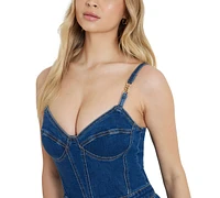 Guess Women's Sami Sleeveless Denim Jumpsuit