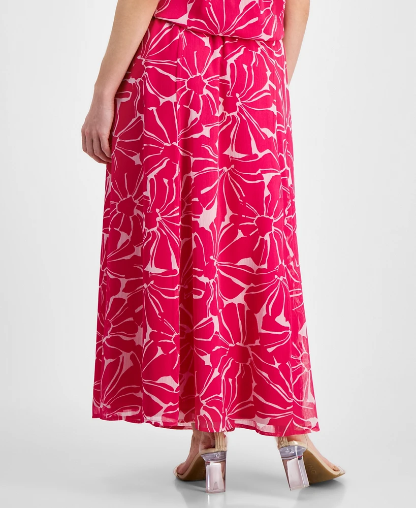 I.n.c. International Concepts Petite Floral-Print Maxi Skirt, Created for Macy's