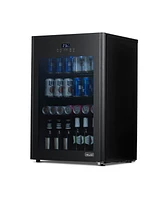 Newair Beer Froster 125 Can Freestanding Beverage Fridge in Black with Party and Turbo Mode, Chills Down to 23 Degrees