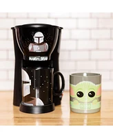 Uncanny Brands Star Wars The Mandalorian & Baby Yoda Coffee Maker Set