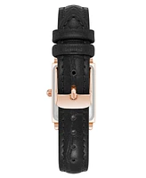 Anne Klein Women's Quartz Black Leather Band Watch