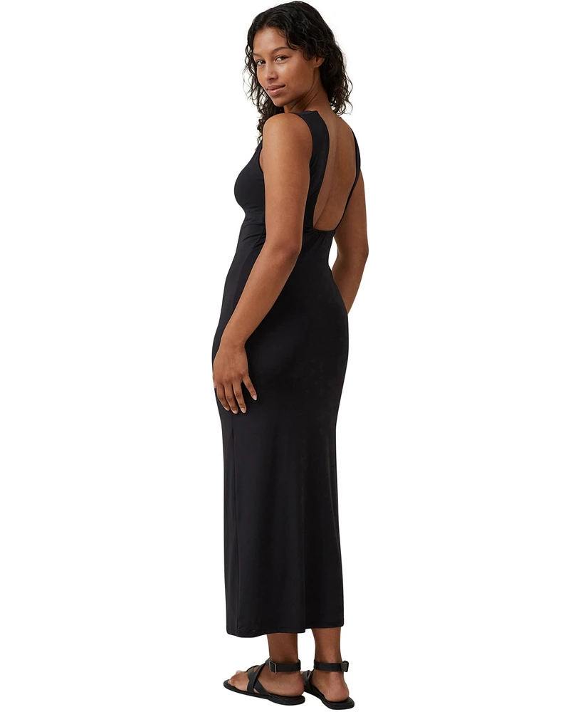 Cotton On Women's Low Back Luxe Maxi Dress