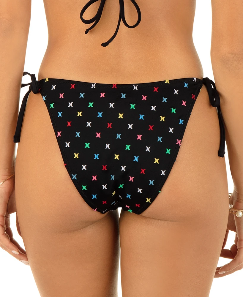 Hurley Juniors' Icon Logo Cheeky Bikini Bottoms