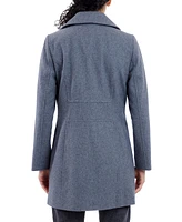 Anne Klein Women's Double-Breasted Peacoat, Created for Macy's