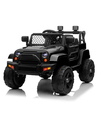 Yescom 12V Kids Ride On Truck Car Jeep with Remote Control, Led,3 Speeds