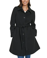 Tommy Hilfiger Women's Single-Breasted Belted Coat, Created for Macy's