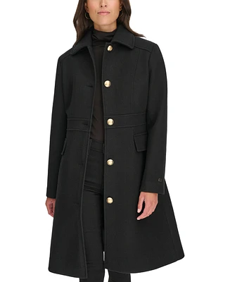 Tommy Hilfiger Women's Hooded Single-Breasted Coat, Created for Macy's