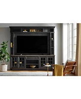 96" Dawnwood 2PC Tv Console Set (96" and Hutch)