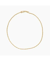 sanctuaire Twisted Rope Chain Necklace Gold