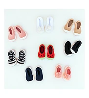Komuello's Infant Boy Girl First Walk Sock Shoes Flat Navy