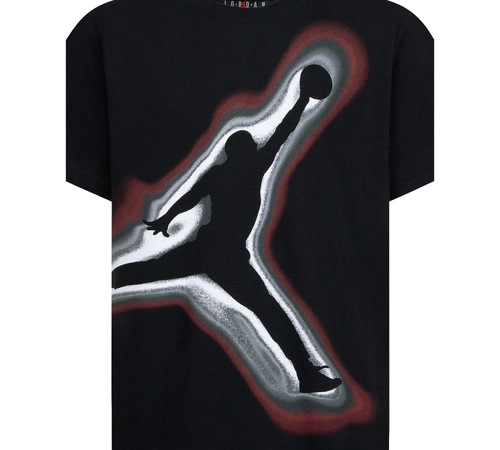 Jordan Big Boys Air Heatmap Cotton Jumpman Graphic T-Shirt