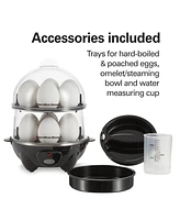 Hamilton Beach 3-in-1 Egg Cooker with 14 Egg Capacity - 25508G