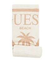 Guess Women's Jacquard Palm Triangle Logo Towel