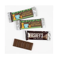 Just Candy 44 Pcs Baby Shower Candy Hershey's Snack Size Chocolate Bar Party Favors (19.8 oz, Approx. 44 Pcs) - Jungle Safari - Assorted pre