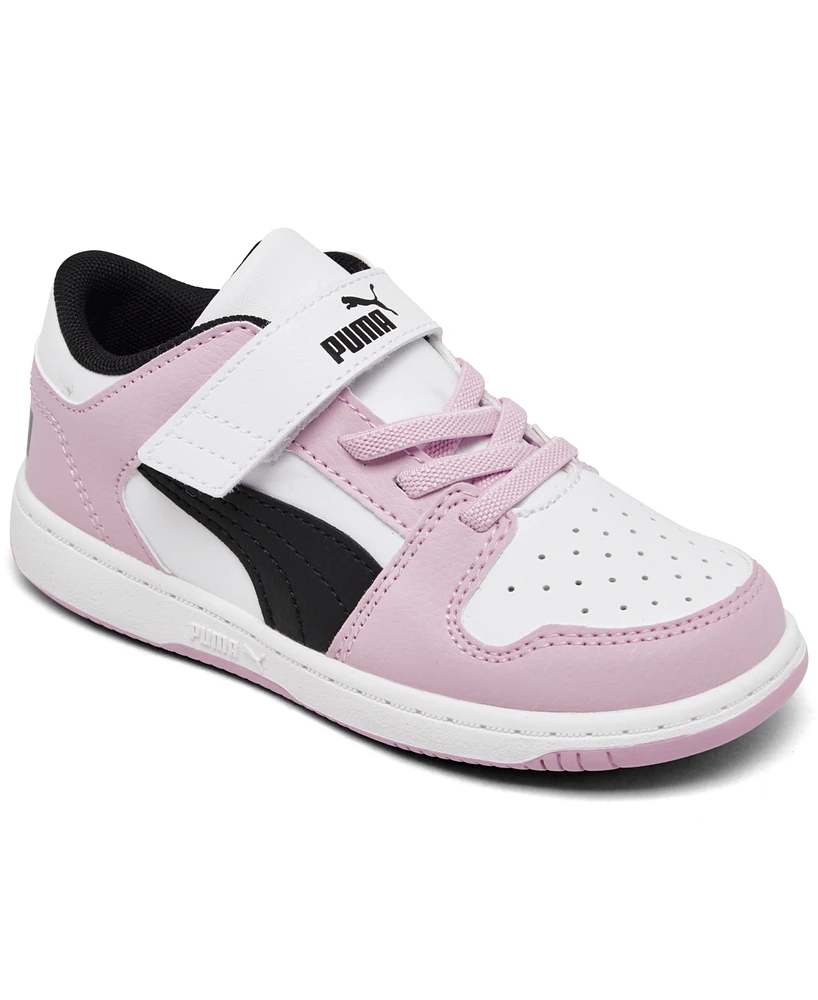 Puma Toddler Girls' Rebound LayUp Low Casual Sneakers from Finish Line