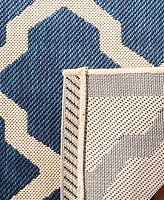 Safavieh Courtyard CY6903 Navy and Beige 2' x 3'7" Sisal Weave Outdoor Area Rug