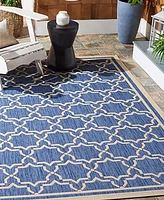 Safavieh Courtyard CY6916 Blue and Beige 2' x 3'7" Sisal Weave Outdoor Area Rug