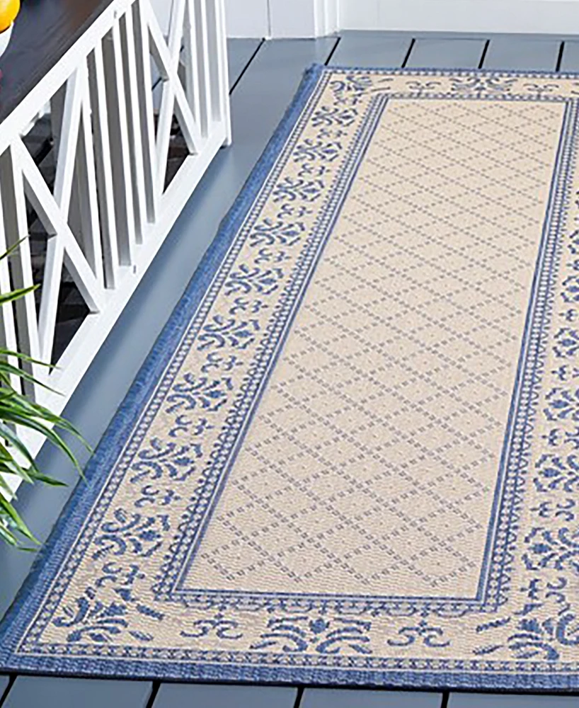 Safavieh Courtyard CY0901 Natural and 2'7" x 5' Outdoor Area Rug