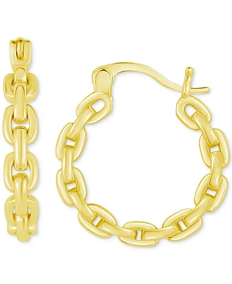Giani Bernini Polished Chain Link Small Hoop Earrings, 3/4", Created by Macy's