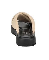 Calvin Klein Women's Evey Criss-Cross Slip-On Sandals