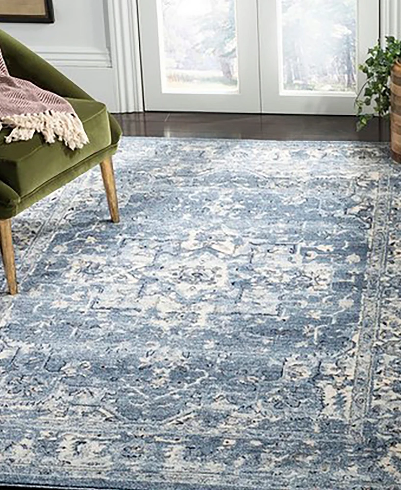 Safavieh Charleston CHL411 Navy and Creme 8' x 10' Area Rug