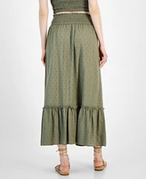 And Now This Women's Smocked-Waist Tiered Midi Skirt, Created for Macy's