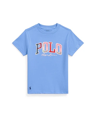 Polo Ralph Lauren Toddler and Little Boys Madras-Logo Cotton Jersey Tee