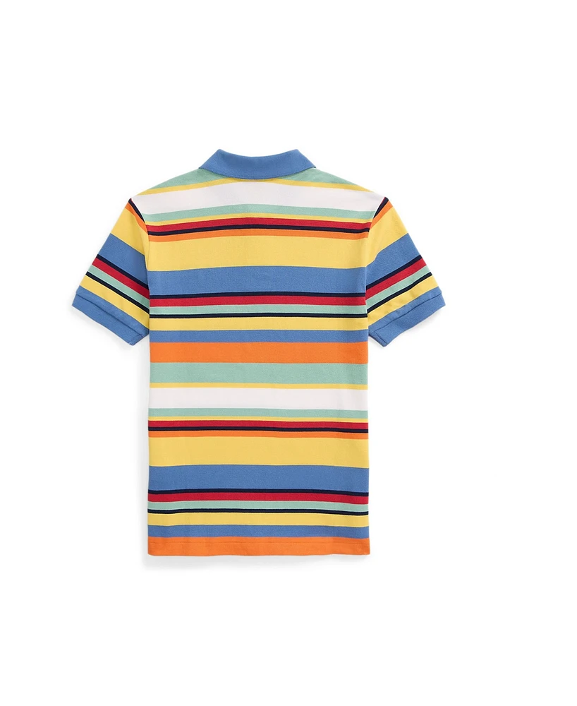 Polo Ralph Lauren Big Boys Striped Cotton Mesh Shirt