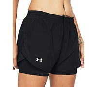 Under Armour Women's Fly By 2-in-1 Layered Shorts