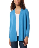 Jones New York Women's Relaxed V-Neck Open Cardigan