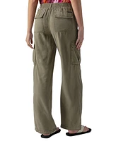 Sanctuary Women's Relaxed Reissue Wide-Leg Cargo Pants