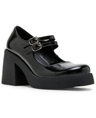 Madden Girl Lonniie Platform Block-Heel Mary Jane Pumps