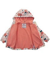 Rokka&Rolla Toddler Girls Fleece Lined Windbreaker Rain Jacket