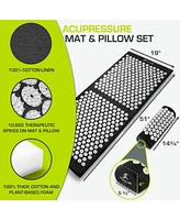 Full Body Acupressure Mat and Pillow Set