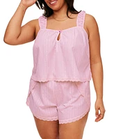 Adore Me Plus Christabel Pajama Cami & Shorts Set