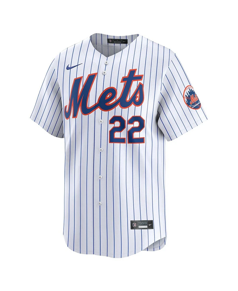 Nike Men's Brett Baty White New York Mets Home Limited Player Jersey