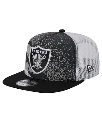 New Era Men's Black Las Vegas Raiders Court Sport 9fifty Snapback Hat