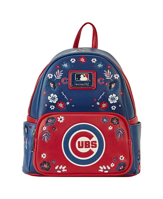 Loungefly Chicago Cubs Floral Mini Backpack