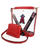 Cuce Los Angeles Angels Rhinestone Clear Purse