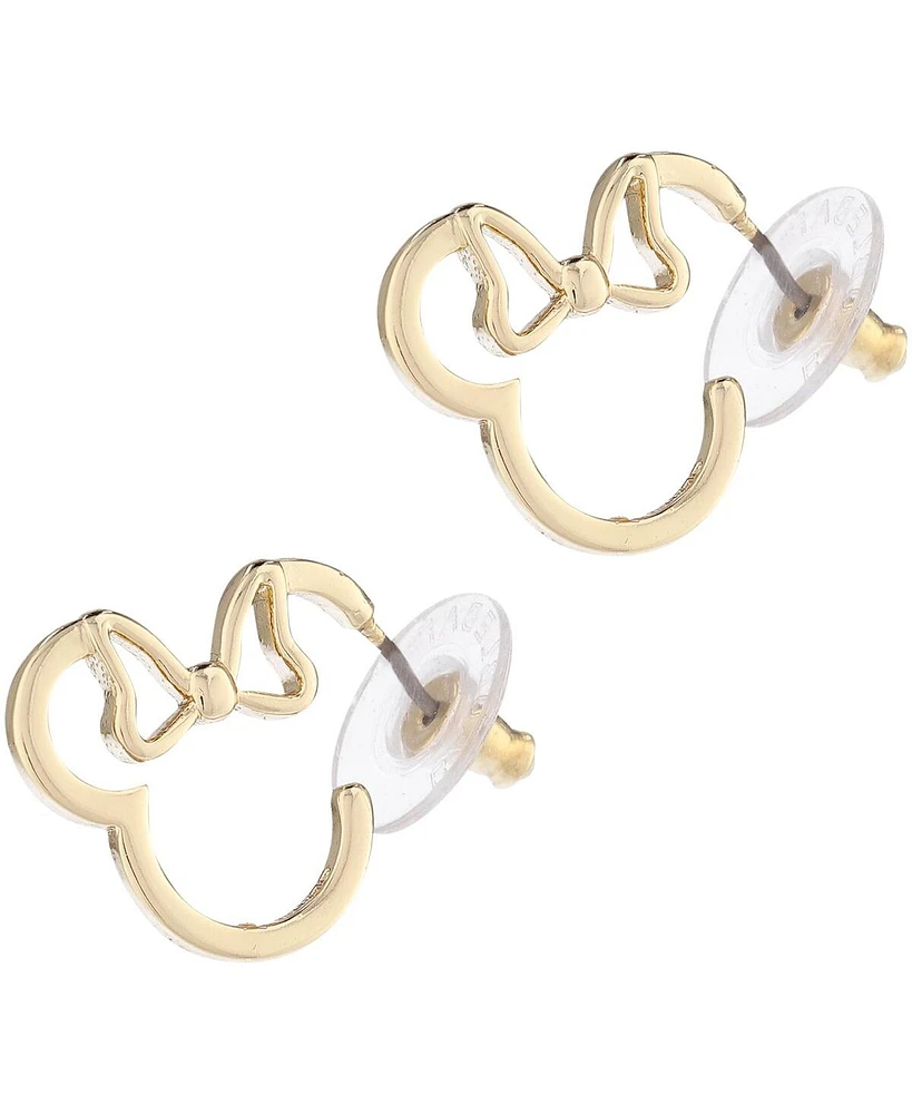 BaubleBar Women's Minnie Mouse Outline Earrings