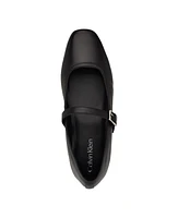 Calvin Klein Women's Greto Adjustable Strap Mary Jane Flats