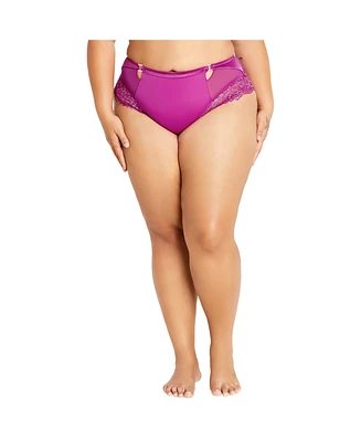 City Chic Plus Size Renay Hi Brief