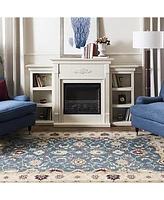 Safavieh Antiquity At15 Blue and Beige 4' x 6' Area Rug