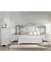 Mandeville 3pc Bedroom Set (Upholstered California King Bed + Drawer Chest -Drawer Nightstand