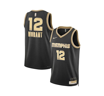 Nike Men's and Women's Black Ja Morant Memphis Grizzlies Select Series Swingman Jersey